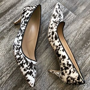 J.CREW haircalf pump size 8